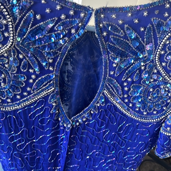 Golden Girls-2 Vintage Stenay Silk Sequence Ritzy Dresses Silk Cocktail attire - Picture 9 of 16